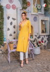 Crazy Vol 6 By AF Knot Work Viscose Rayon Designer Kurtis Wholesale Price In Surat	